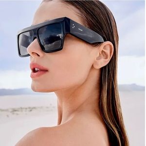 CELINE
Unisex Flat Top Square Sunglasses, 57mm